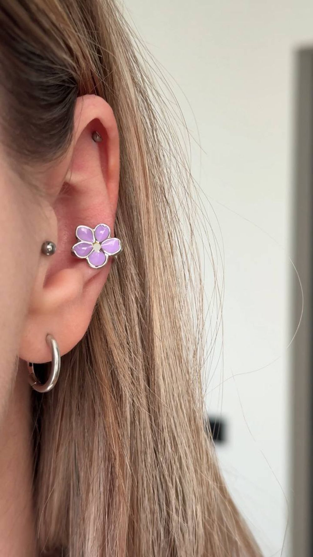 Кафф Lilac 5, сиреневая эмаль