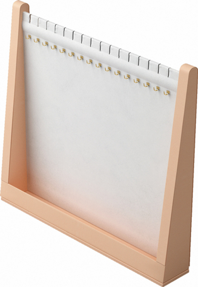 Подставка для 16 цепей/браслетов/вертикальная/крючки/прорези/ф.№4 (липучка)