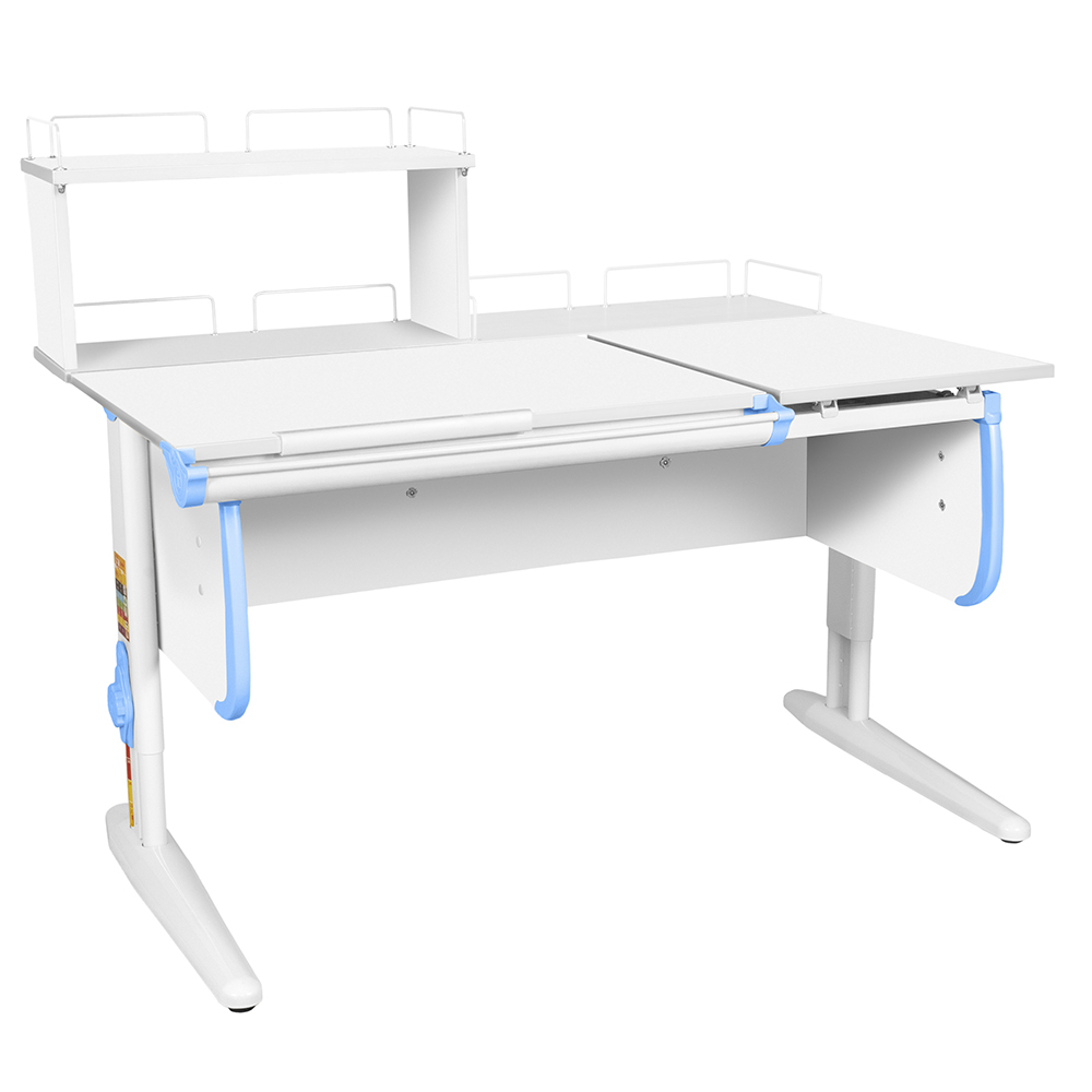 Растущая парта Дэми СУТ 25 с задними полками СУТ.15.210 и СУТ.15.240 (1200×880 мм)