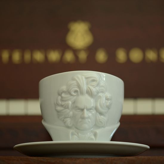 Чайная пара talent, ludwig van beethoven, 260 мл, белая