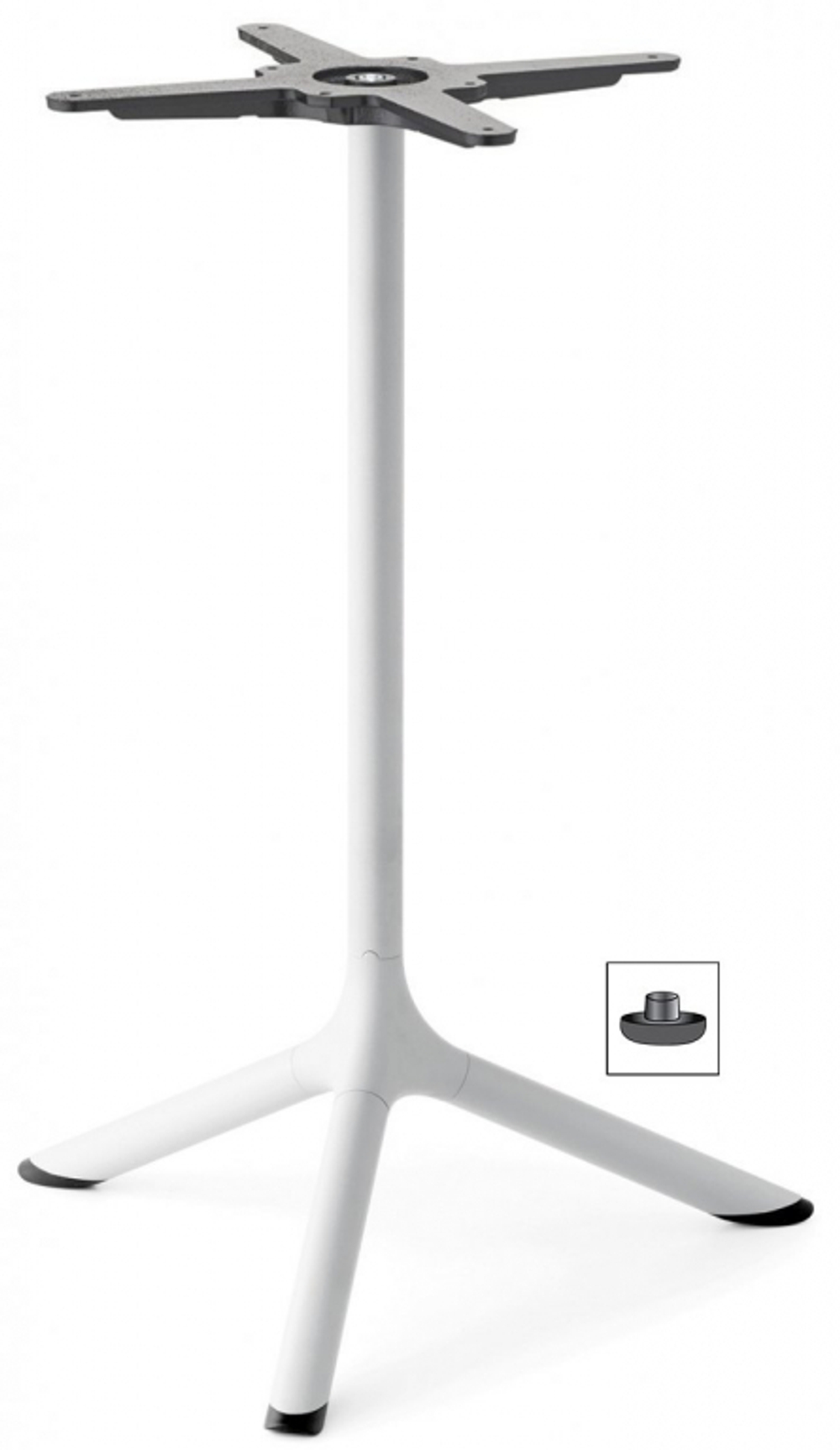 Стол ламинированный обеденный Scab Design Tripe, белый, тортора