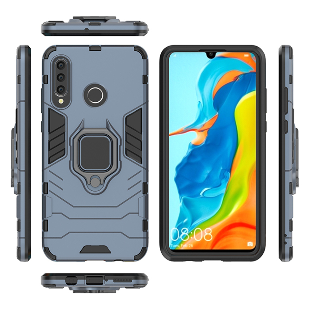 Противоударный чехол с кольцом Panther Case для Huawei P30 lite / Honor 20s / Honor 20 Lite / Nova 4e