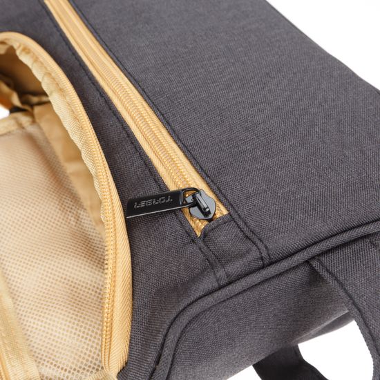 Несессер Torber, дорожный, чёрный/бордовый, полиэстер 300D ткань катионик, 24 х 16 х 9 см