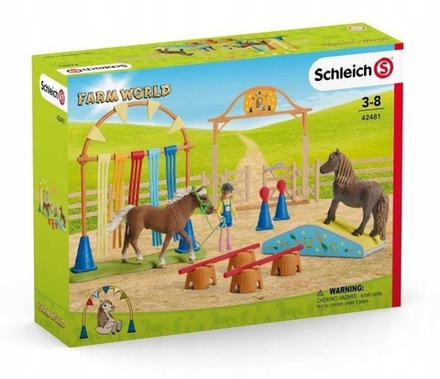 Фигурка Schleich Аркадный тренировочный набор для пони 42481