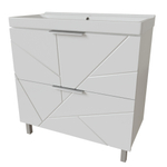 Тумба д/ванной "Гранд-80" под раковину Fest-80 (Sanita Lux) (ПВХ)