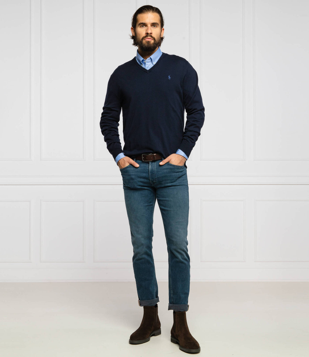 Свитер POLO RALPH LAUREN - темно-синий(710670789)