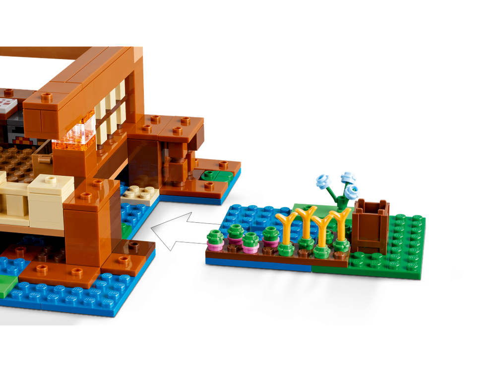 LEGO Minecraft 21256 «Лягушачий домик» — природа и приключения