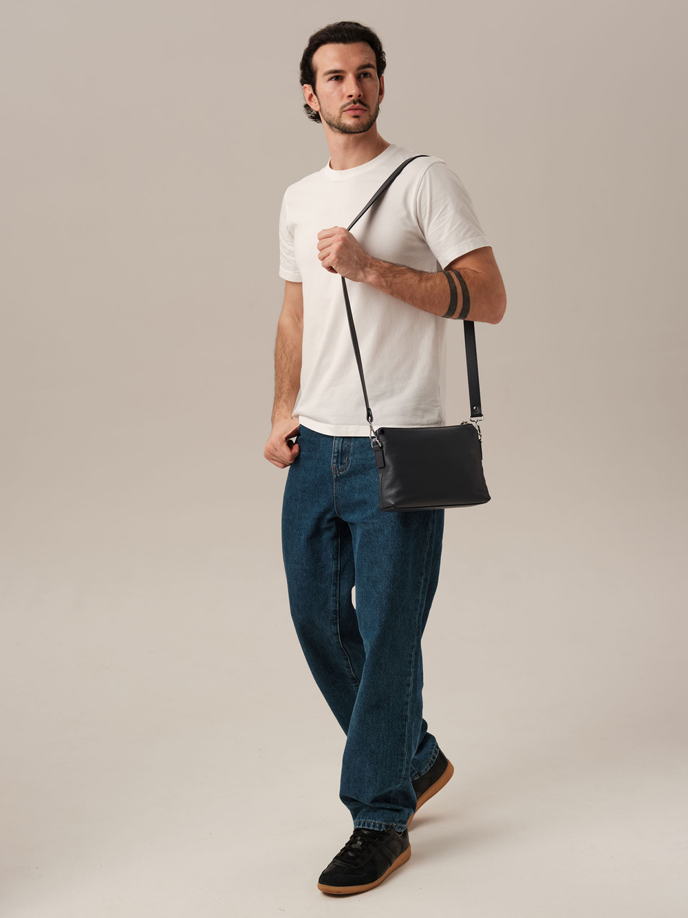 Мужская сумка кроссбоди DBR 7131 насыщенно-синий