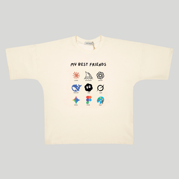 T-shirt NEURONET Coconut Milk