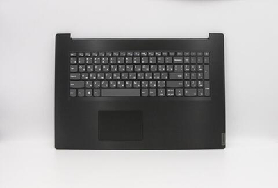 Верхняя панель с клавиатурой (топкейс) для ноутбука Lenovo ideapad L340-17API/L340-17IWL раскладка - русская, без подсветки, черный (5CB0S17147), оригинал