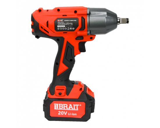 Аккумуляторный гайковерт BRAIT BCIW20-4-400PU PRO