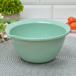 Миска 1л с носиком, бледно-оливковая