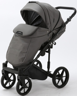 Детская коляска Adamex Zico Deluxe 2 в 1 Z-SA04 СВ.СЕР.ПЕРЛ КОЖА