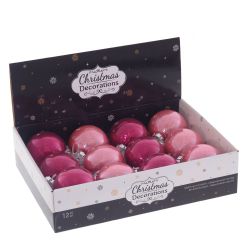 GAEM Набор из 12шт Украшение новогоднее "Шар", D 8 см, L35,5 W27 H9 см