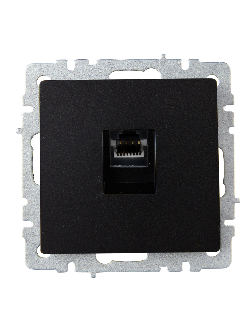 BRITE Розетка компьютерная RJ45 кат.6 РК11-БрЧ черный IEK