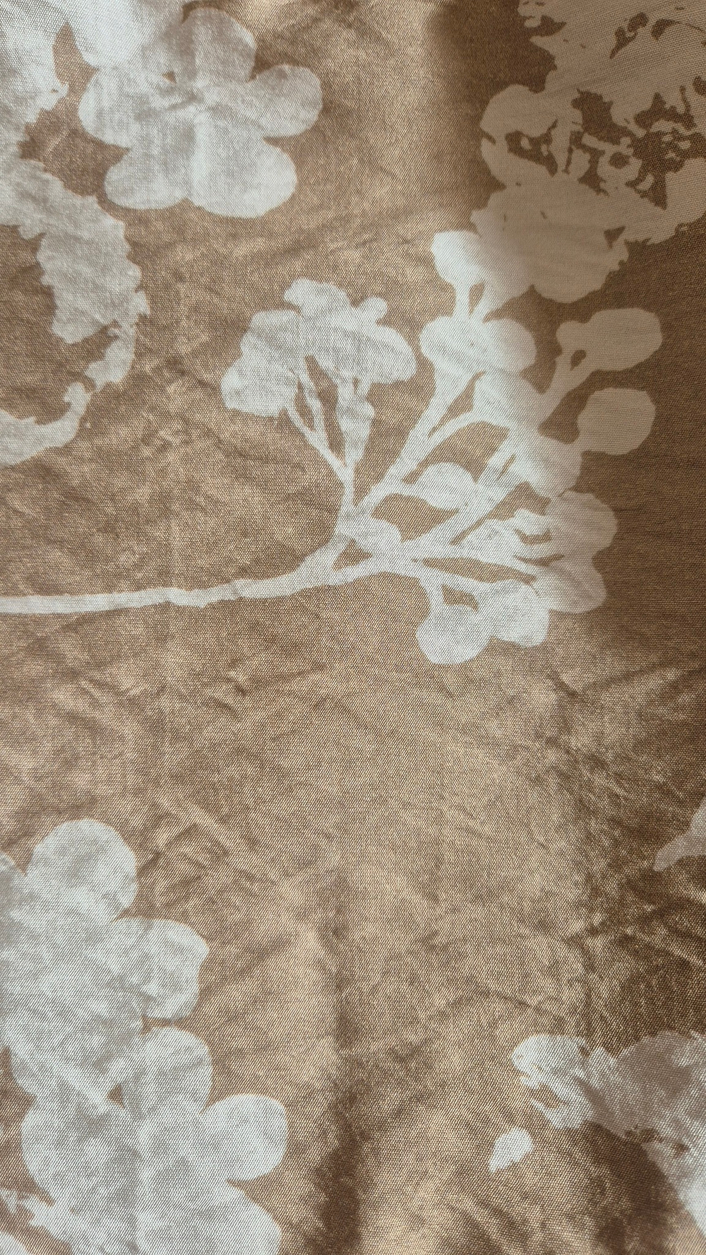 Блузка-Туника "Бежевый принт"