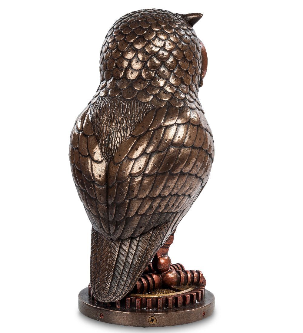 Veronese WS-186 Статуэтка-часы в стиле Стимпанк «Сова»