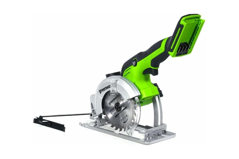 Пила дисковая аккумуляторная мини GREENWORKS 24 V без акк и з/у   1501207