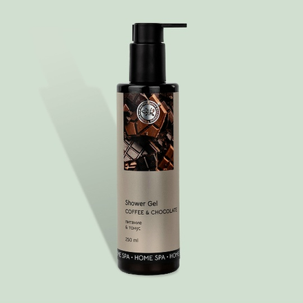 Гель для душа Кофе&Шоколад HOME SPA, 250мл, ТМ КРЫМСКАЯ НАТУРАЛЬНАЯ КОЛЛЕКЦИЯ