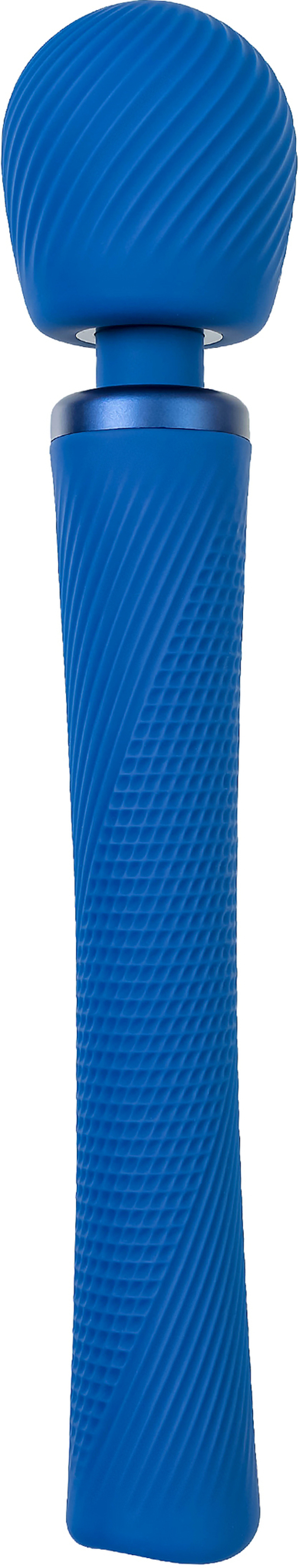 Мощнейший мибромассажер FF VIM VIBRATING WAND, синий.