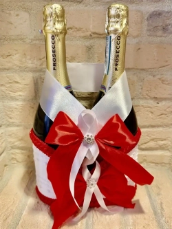 Украшение на шампанское