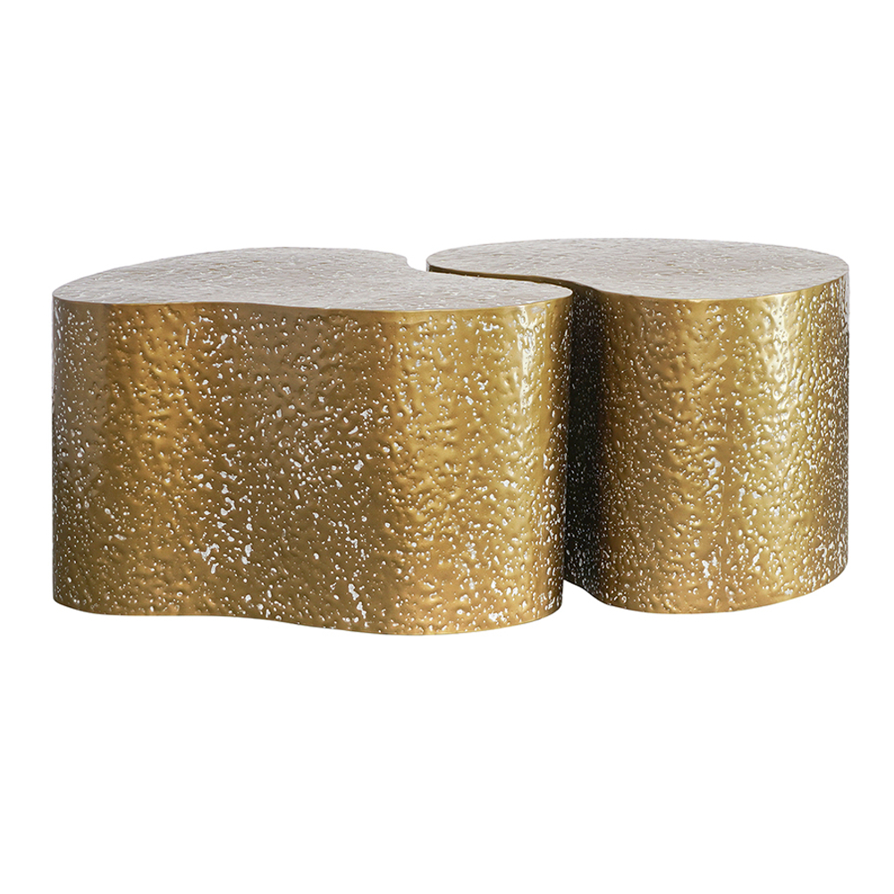 Набор из 2-х столиков Bergenson Bjorn Grannis, золотистые