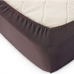 Простыня трик. на резинке 140*200*20 ШоколадТГ