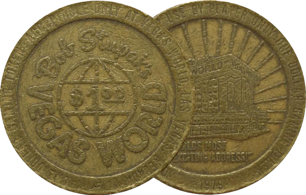 Vegas World Casino $1 Token