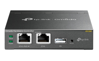 Контроллер TP-LINK Omada OC200, 2 LAN, 1xUSB, черный