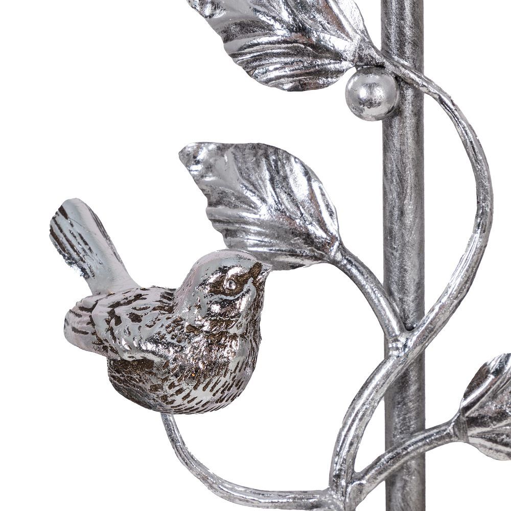 Настольная лампа Терра Spring Айс с абажуром №38 Vatican (Ватикан) Сильвер