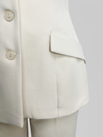 Костюм ANICE 012 из приталенного жилета на пуговицах и брюк прямого кроя