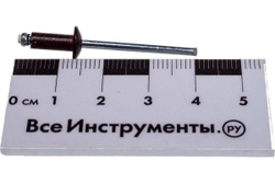 Алюминиевые заклепки STAYER Color-FIX 4.0х10 мм RAL 8017 шоколадно-коричневый, 50шт Professional 3125-40-8017