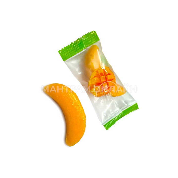 Конфета желейная Луна со вкусом манго 1 шт