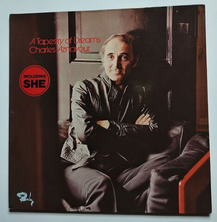 Винтажная виниловая пластинка LP Charles Aznavour A Tapestry Of Dreams (France 1974)