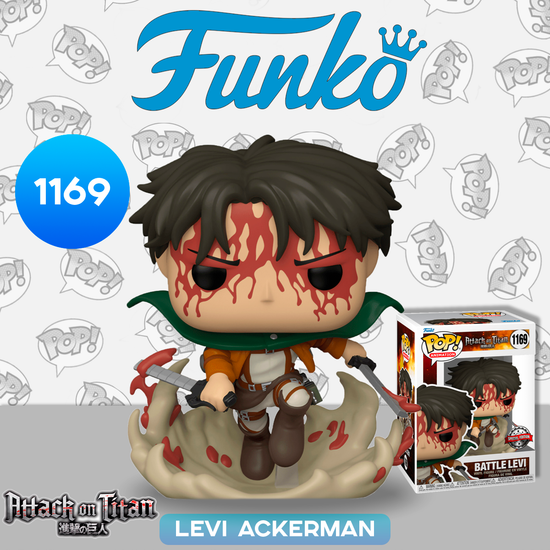 Фигурка Funko POP! Animation Attack on Titan S3 Battle Levi (BD) (Exc) (1169) 58751