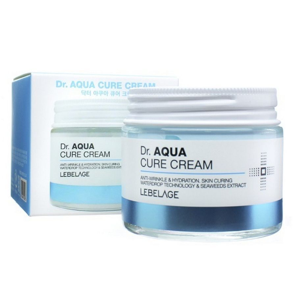 Увлажняющий крем с морскими водорослями Lebelage dr. Aqua cure cream (70мл)