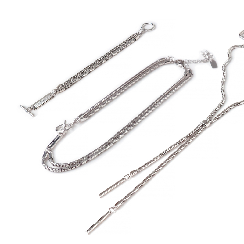 snakechain set silver