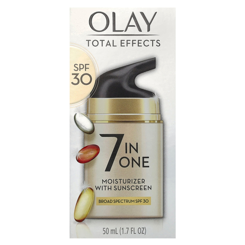 Olay, Total Effects, увлажняющий крем 7 в 1 с солнцезащитными свойствами, SPF 30, 50 мл (1,7 жидк. унции)