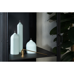 Свеча декоративная Tkano Edge 25.5см мятная