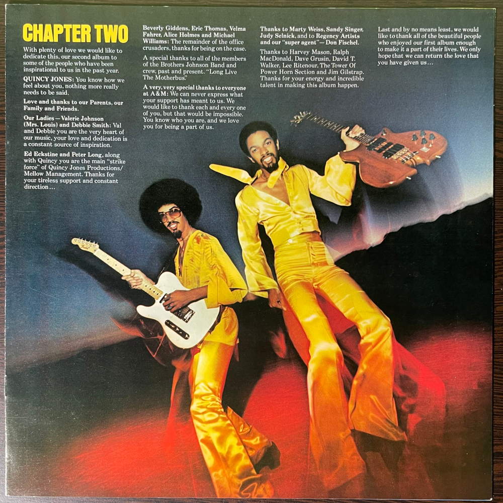 The Brothers Johnson ‎– Right On Time (США 1977г.)