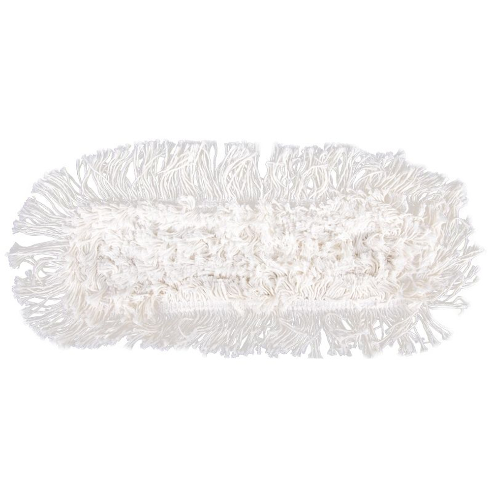 Запаска для швабры OfficeClean Professional, 40х11см, хлопок, ворс 3,5 см, карманы, белая