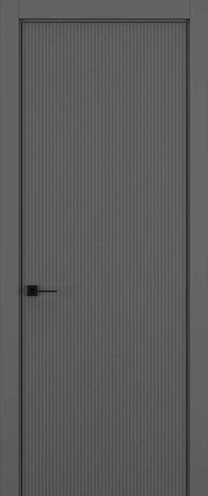 Дверь 1 VERTICAL Матовый Темно-серый
