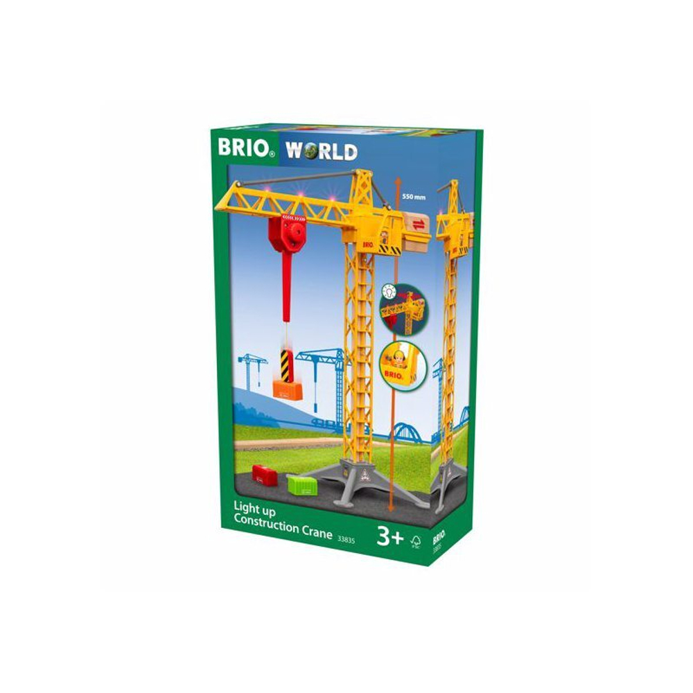 Brio Railway - Строительный кран с подсветкой 33835