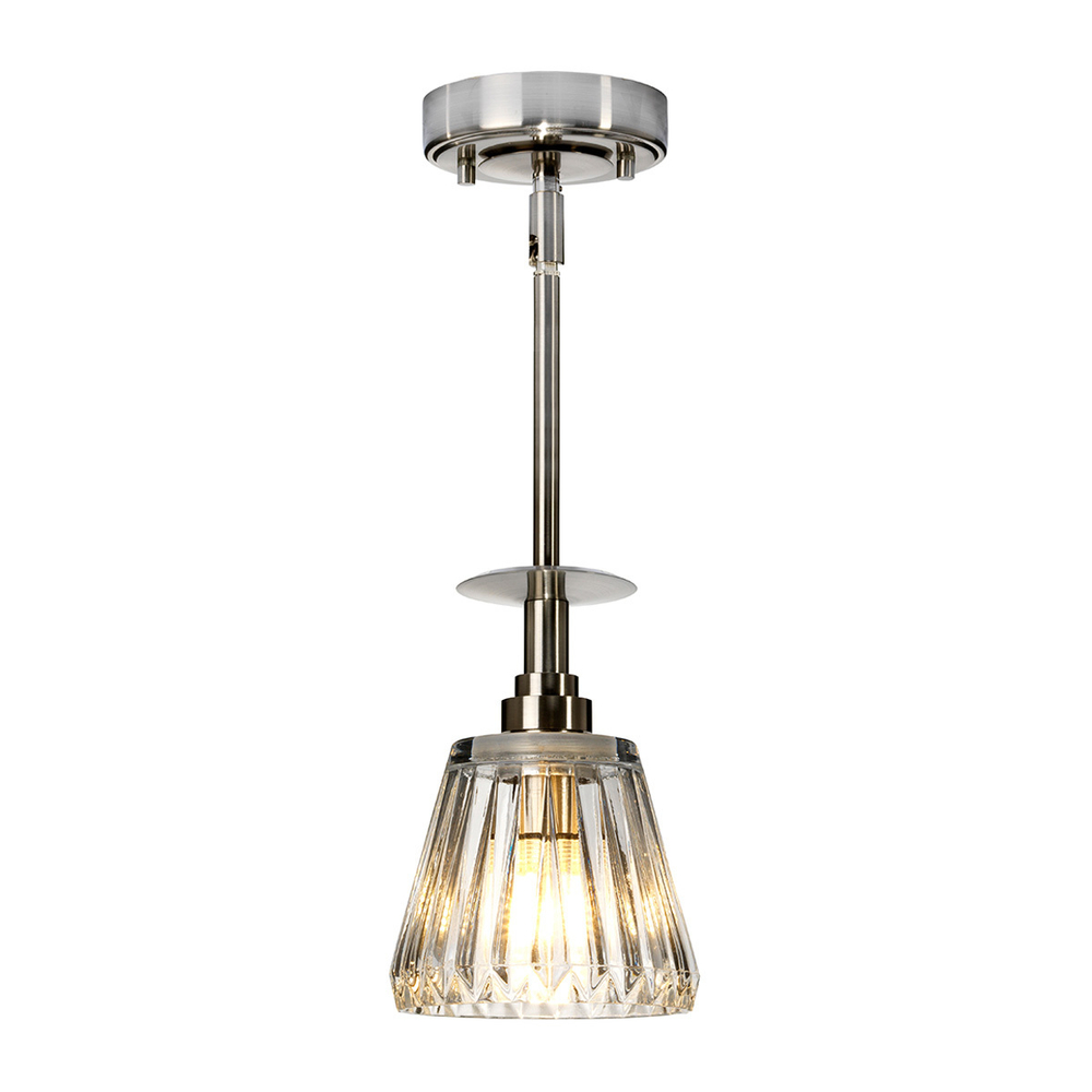 Подвесной светильник для ванных комнат Elstead Lighting, Арт. BATH-AGATHA1P-BN