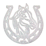 Подвеска Лошадь в подкове 13см