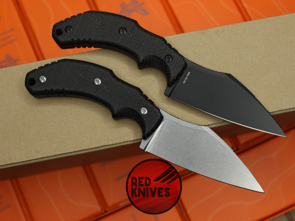 Нож Bastinelli Foreigner Black PVD - черная микарта, клинок черный