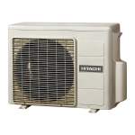 Мультисплит система на 2 комнаты Hitachi RAK-25RXE x 2 / RAM-40NP2E