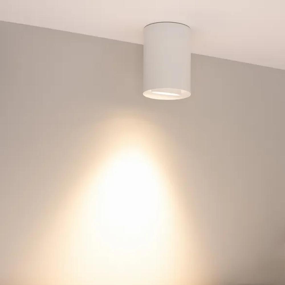 Светильник SP-FOCUS-R86-10W Warm3000 (WH, 50 deg, 230V) (Arlight, IP54 Металл, 5 лет) 054871