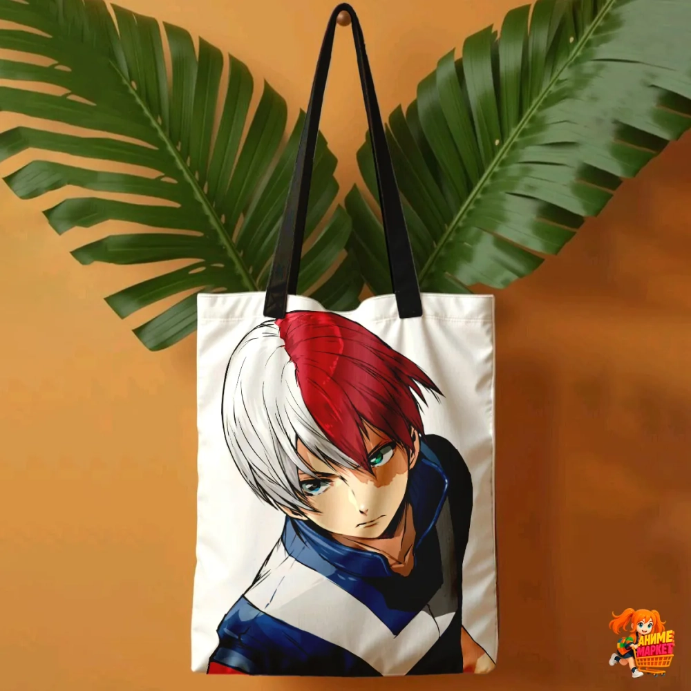 Сумка шоппер с принтом Моя геройская академия