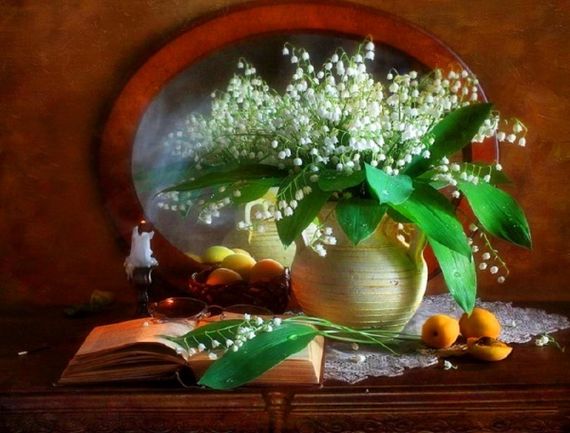 Ландышевый натюрморт - набор для вышивания бисером, 518